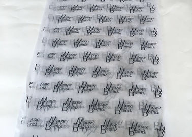 Cina Warna Putih Tissue Wrapping Paper Black Logo Printed Eco - Friendly Acid - gratis pabrik