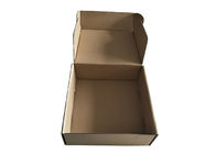 Cover Lamination Brown Paper Foldable Boxes, Dilipat Kotak Hadiah Coklat Persegi pemasok