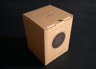 Kertas karton coklat kecil yang bergerak kotak bergelombang untuk pengiriman kemasan pemasok