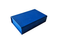 Warna Biru Tua Murni Lipat Kotak Hadiah Untuk Pakaian Kemasan Pakaian pemasok