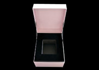 Buku Warna Pink Berbentuk Kotak Perhiasan Busa Baki Sisipan Tutup Dan Kerajinan Dasar pemasok