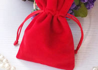 Perhiasan Packing Velvet Serut Tas Untuk Hadiah Memberi Hot Stamping String pemasok