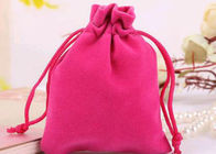 Durable Style Small Velvet Serut Tas Cotton Flap Soft Pink Berwarna pemasok
