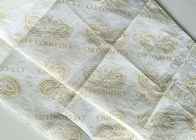 Golden Logo Garment Printed Gift Tissue Paper Warna Putih Halus Disesuaikan pemasok