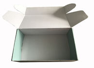 White Printing Corrugated Carton Box W9 Flute Material Untuk Packing Kain pemasok