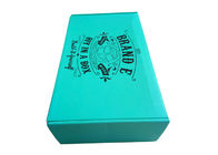 Cetak Blue Paper Gift Box Ribbon / Foam Insert Untuk Kemasan Sepatu pemasok