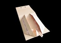 Magnetic Closure Paper Gift Box Lipat Warna Pink Untuk Kemasan Sandal pemasok