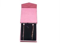 Perhiasan Flip Top Gift Box Kertas Kustom Magnetic Cardboard Earring Packaging pemasok