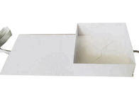 Lipat Kardus Kertas Kotak Hadiah Pita Putih Bentuk Panton Pencetakan Persegi Panjang pemasok
