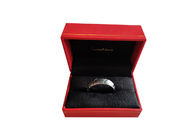 Lovely Square Paper Gift Box Kecil Luxury Jewelry Pack Untuk Earring / Wedding Ring pemasok