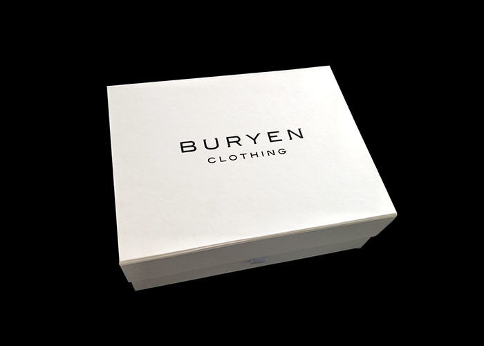 Kemasan Pakaian Lipat Kotak Hadiah Pantone Warna Dicetak Opsional pemasok