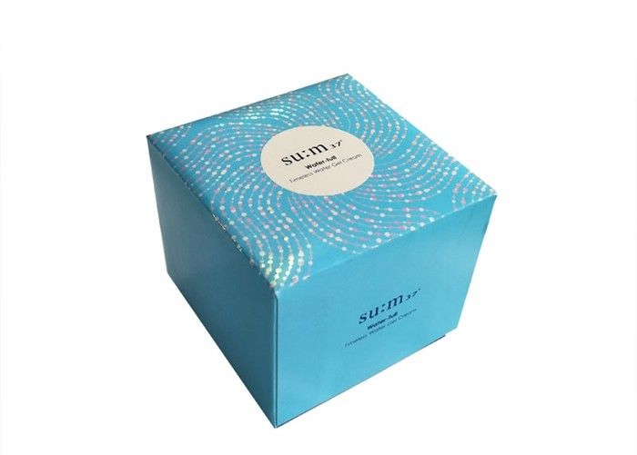Kotak Hadiah Karton Kosmetik, Kemasan Krim Kotak Hadiah Kaku Dengan Tutup pemasok