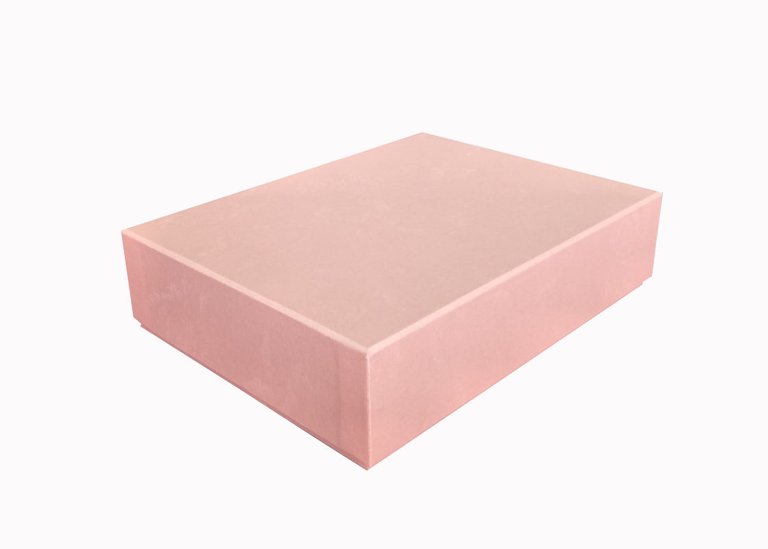 Elegan Merah Muda Tutup Dan Basis Kotak, Ukuran Kardus Kotak Hadiah Disesuaikan Untuk Album pemasok