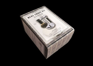 Cina Didaur Ulang Dua Sisi Percetakan Paper Gift Box Untuk Kosmetik Shaver Packaging pabrik