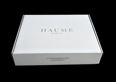 Cina Didaur Ulang Handmade Paper Gift Box White Printed Delicate UV Coating pabrik