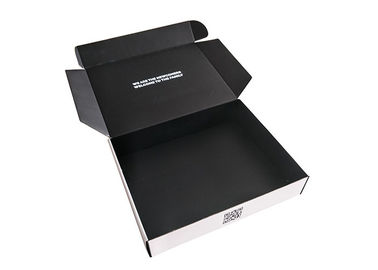 Cina Kotak Kertas Laminasi Bergelombang Glossy Lamination, Black Printed Packaging Carton Box pabrik