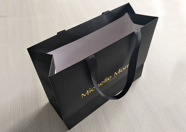 Cina Tas Belanja Kertas Hitam Daur Ulang Butik Yang Dicantumkan Berwarna Kokoh pabrik