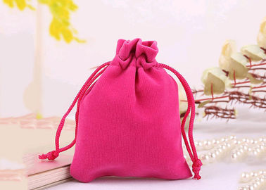 Cina Durable Style Small Velvet Serut Tas Cotton Flap Soft Pink Berwarna pabrik