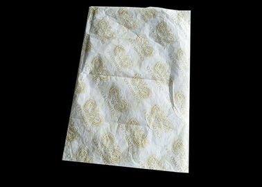 Cina Golden Logo Garment Printed Gift Tissue Paper Warna Putih Halus Disesuaikan pabrik