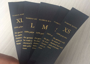 Cina Glitter Merek Black Custom Sticker Labels Dengan Hot Stamping Logo Embossing Printing pabrik