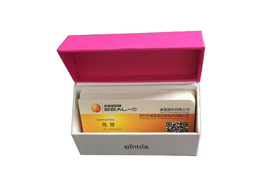 Cina Hot Stamping Magnet Gift Box Kemasan Bertekstur Permukaan Dengan Warna Pink pabrik