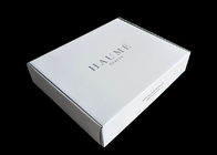 Didaur Ulang Handmade Paper Gift Box White Printed Delicate UV Coating pemasok