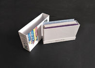 Pencetakan Pola Warna-Warni Kotak Kaku Dengan Tutup Buku Buklet Kemasan Sliding Drawer pemasok